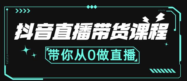 抖音直播带货课程：带你从0开始，学习主播、运营、中控分别要做什么-枫叶微课堂