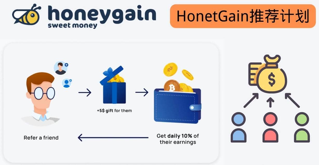 简单的赚钱项目Honeygain挂机赚钱，只需每天打开电脑，就可以轻松赚美元了-枫叶微课堂