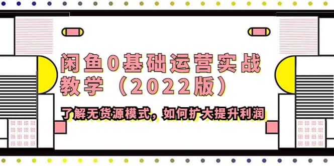 闲鱼0基础运营实战教学（2022版）了解无货源模式，如何扩大提升利润-枫叶微课堂