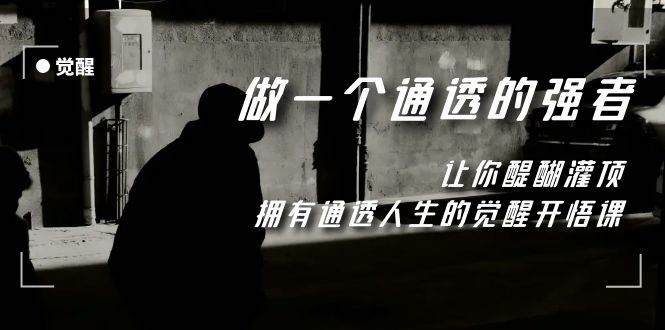 觉醒-做一个通透强者，让你醍醐灌顶，拥有通透人生，掌握强大的秘密-枫叶微课堂