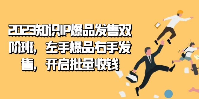 2023知识IP-爆品发售双 阶班，左手爆品右手发售，开启批量收钱-枫叶微课堂