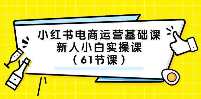 小红书电商运营基础课，新人小白实操课（61节课）-枫叶微课堂