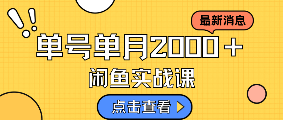 咸鱼虚拟资料新模式，月入2w＋，可批量复制，单号一天50-60没问题 多号多撸-枫叶微课堂