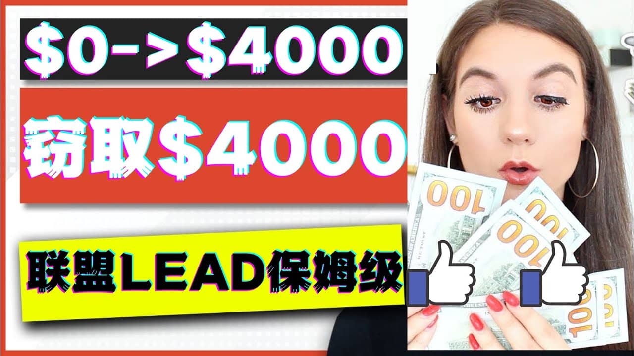 2023国外联盟项目实操保姆级教程：月入4000美元，适合初学者-枫叶微课堂