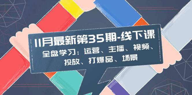 11月最新-35期-线下课：全盘学习：运营、主播、视频、投放、打爆品、场景-枫叶微课堂