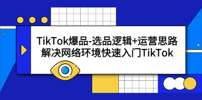 TikTok爆品-选品逻辑+运营思路：解决网络环境快速入门TikTok-枫叶微课堂