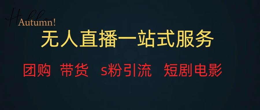 无人直播全套服务，变现稳定-枫叶微课堂