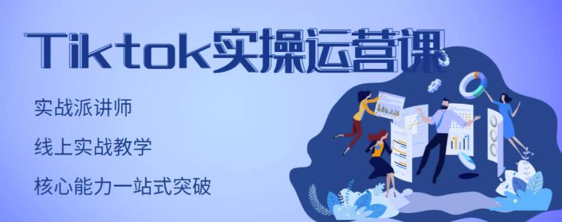 TikTok实操运营课，手把手账号实战，适合零基础Tiktok新人-枫叶微课堂