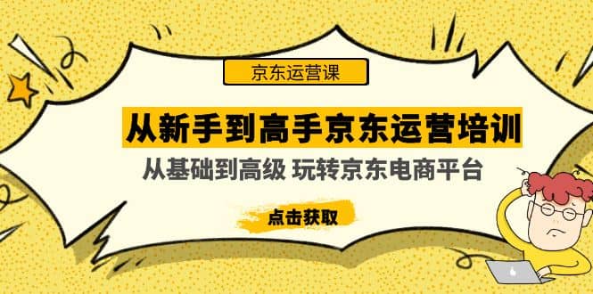 从新手到高手京东运营培训：从基础到高级 玩转京东电商平台(无水印)-枫叶微课堂