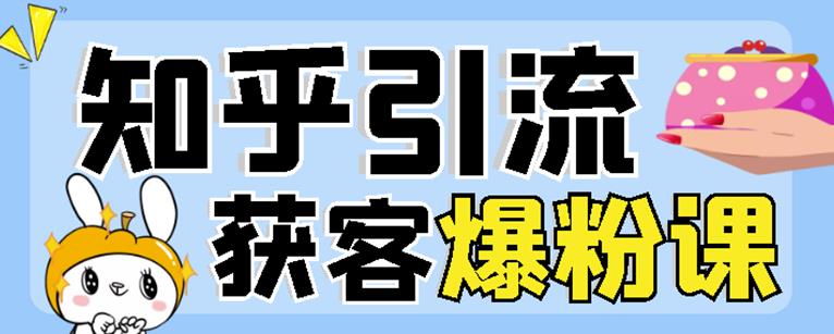 2022船长知乎引流+无脑爆粉技术：每一篇都是爆款，不吹牛，引流效果杠杠的-枫叶微课堂