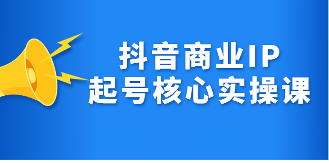 抖音商业IP起号核心实操课，带你玩转算法，流量，内容，架构，变现-枫叶微课堂