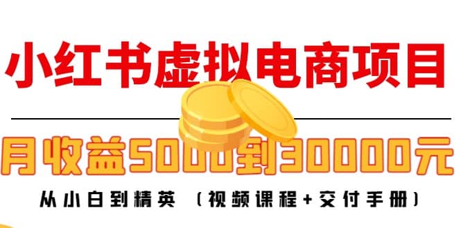 小红书虚拟电商项目：从小白到精英 (视频课程+交付手册)-枫叶微课堂