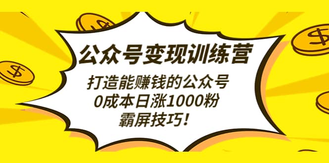 公众号变现训练营（第3期）-枫叶微课堂