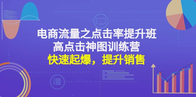 电商流量之点击率提升班+高点击神图训练营：快速起爆，提升销售-枫叶微课堂