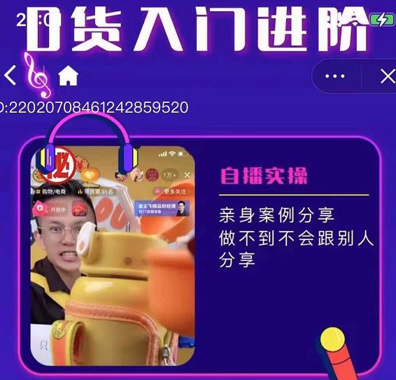 朱白板抖音带货进阶课，实操运营+主播不玩虚的-枫叶微课堂