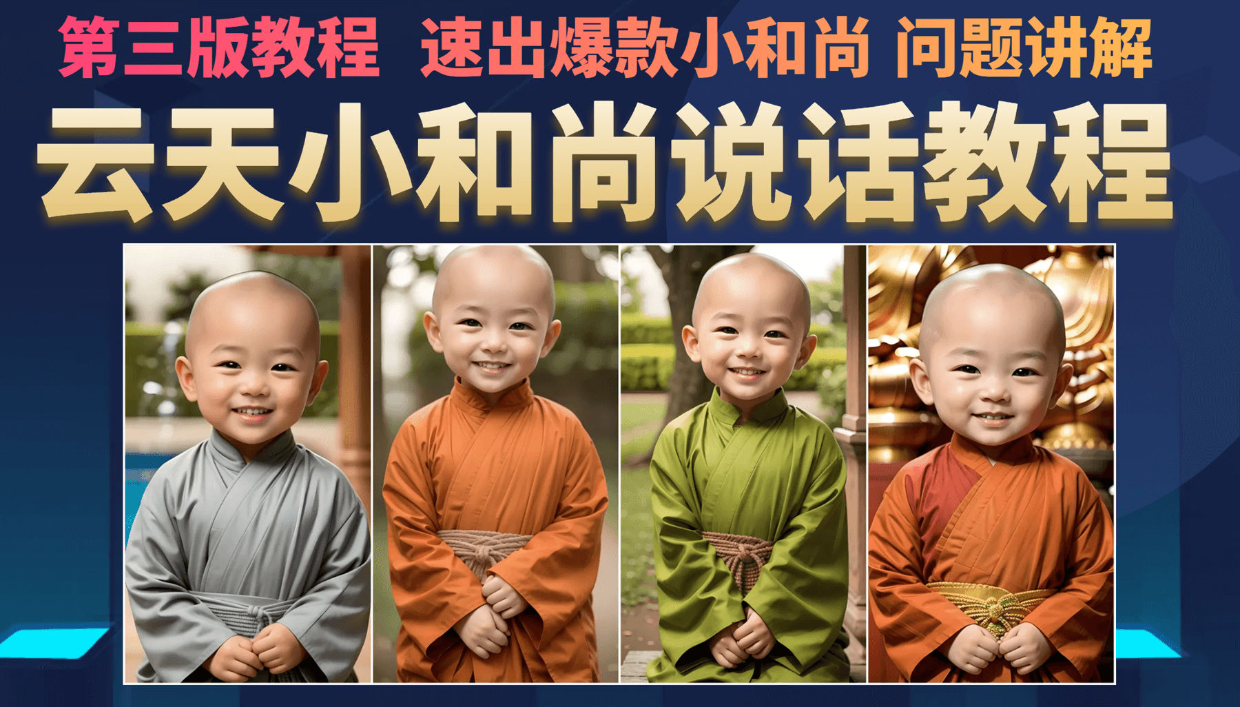 云天小和尚会说话，7天万粉（第3版教程）-枫叶微课堂