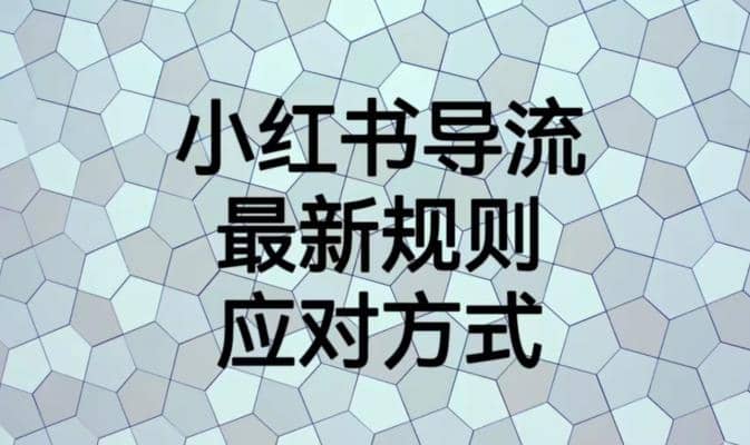 小红书导流最新规则应对方式【揭秘】-枫叶微课堂