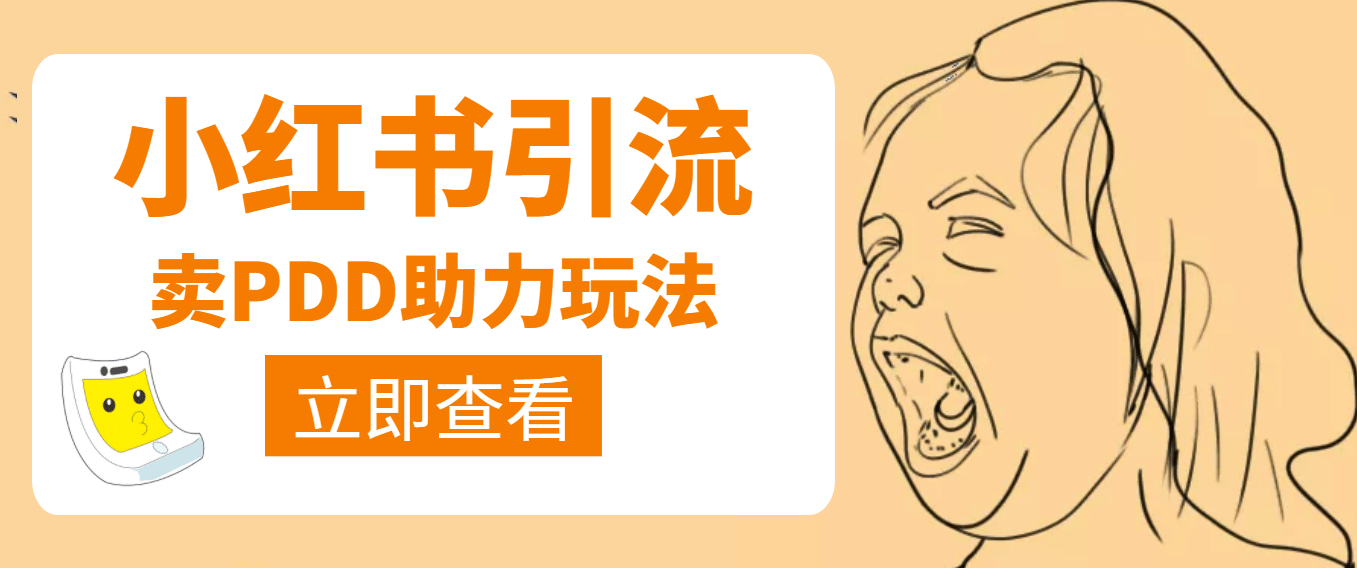 利用小红书卖拼多多助力-枫叶微课堂