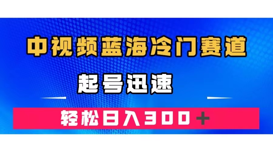 中视频蓝海冷门赛道，韩国视频奇闻解说，起号迅速，日入300＋-枫叶微课堂