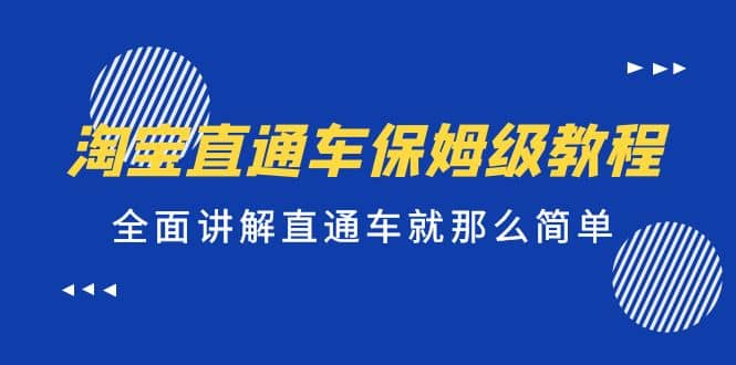 淘宝直通车保姆级教程，全面讲解直通车就那么简单-枫叶微课堂