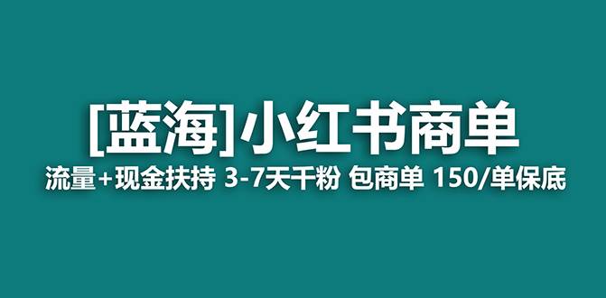 【蓝海项目】小红书商单！长期稳定 7天变现 商单一口价包分配 轻松月入过万-枫叶微课堂
