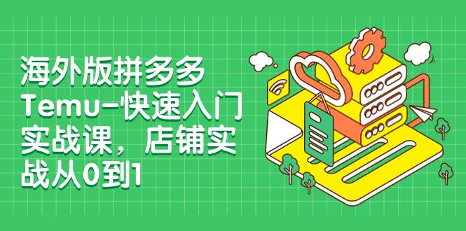 海外版拼多多Temu-快速入门实战课，店铺实战从0到1（12节课）-枫叶微课堂