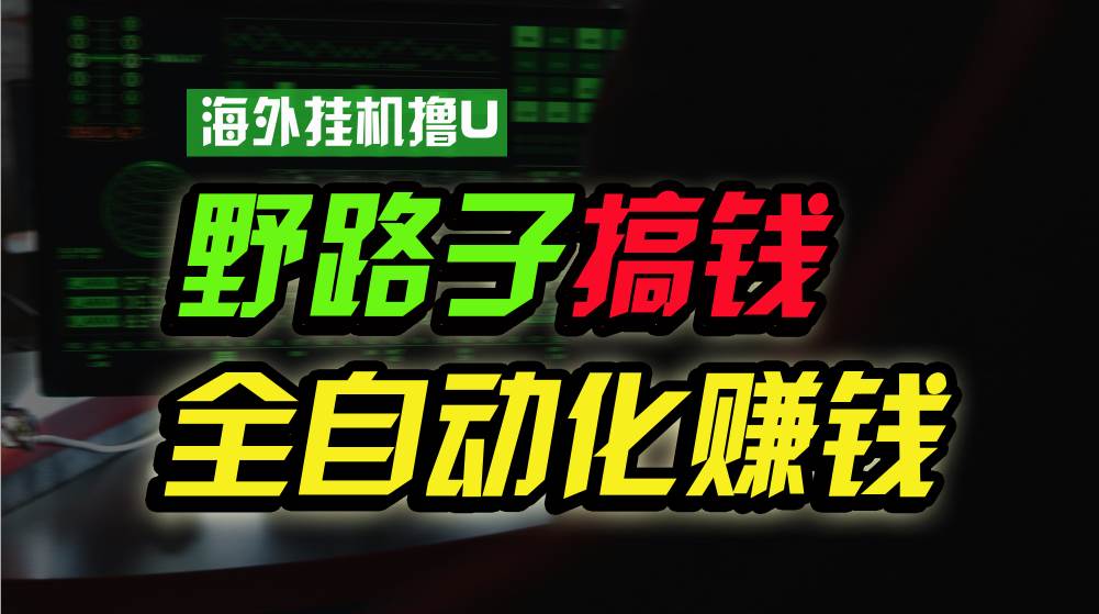 海外挂机撸U新平台，日赚8-15美元，全程无人值守，可批量放大，工作室内…-枫叶微课堂