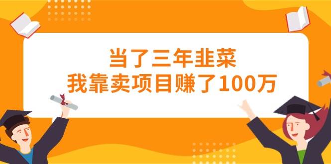 当了三年韭菜我靠卖项目赚了100万-枫叶微课堂