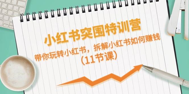 小红书突围特训营，带你玩转小红书，拆解小红书如何赚钱（11节课）-枫叶微课堂