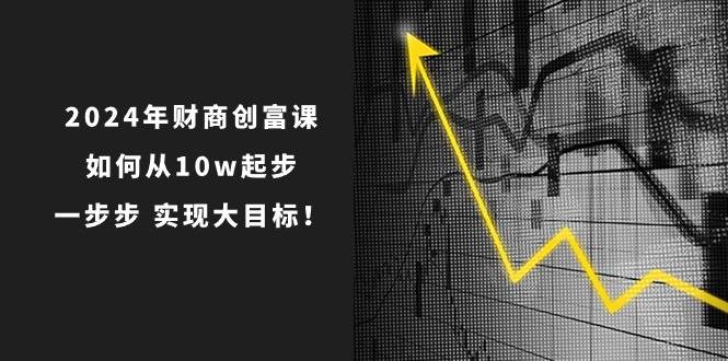 2024年 财商-创富课：如何从10w起步，一步步 实现大目标！-枫叶微课堂