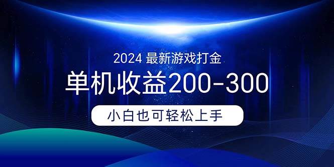 2024最新游戏打金单机收益200-300-枫叶微课堂
