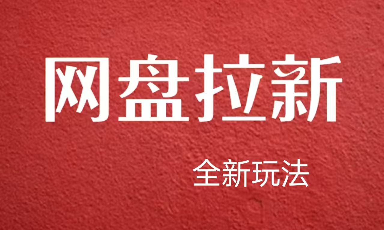 【新思路】网盘拉新直接爆单，日入四位数玩法，新手可快速上手-枫叶微课堂