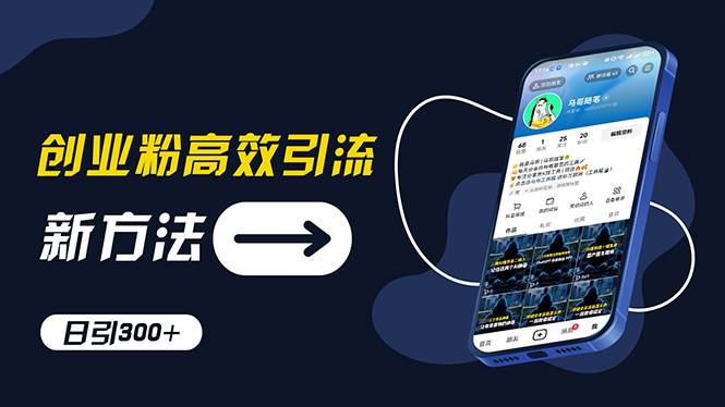 创业粉高效引流，抖音工具号玩法，日引300+，不要成为学习高手，要成为…-枫叶微课堂