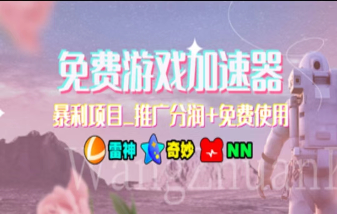 游戏加速器推广，一个月几百到几千的小项目，你看的上么？-枫叶微课堂