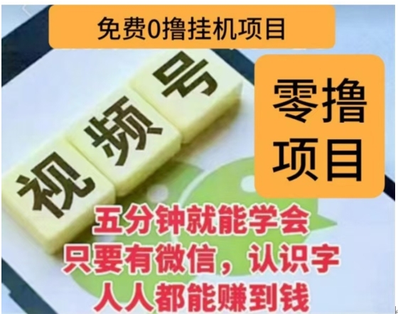 微信视频号挂机零成本撸米项目，单号一天收益多米，帐号越多收益就越高！-枫叶微课堂