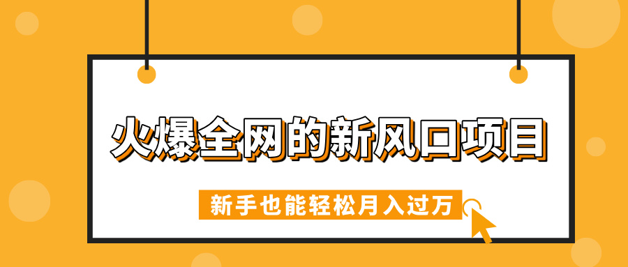 火爆全网的新风口项目，借助人工智能AI算命，精准预测命运，新手也能轻松月入过万-枫叶微课堂