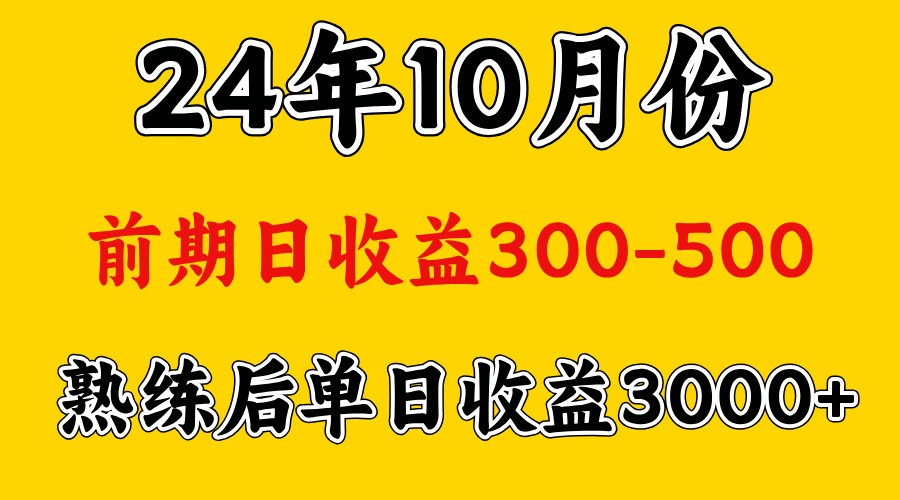 高手是怎么赚钱的.前期日收益500+熟练后日收益3000左右-枫叶微课堂