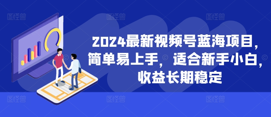 2024最新视频号蓝海项目，简单易上手，适合新手小白，收益长期稳定-枫叶微课堂
